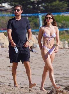 Amelia Hamlin in bikini at the beach in Malibu