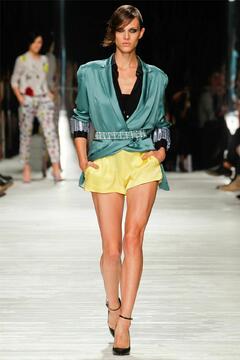 French model and actress Aymeline Valade runway photo