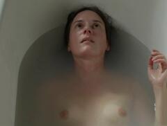 Magdalena Borova naked in a bathtub at Sucho