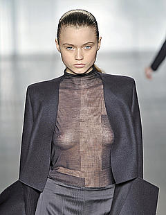 Abbey Lee Kershaw see through runway pic