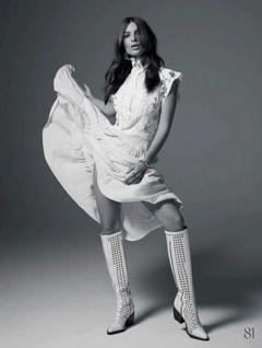 Emily Ratajkowski posing for Elle Australia