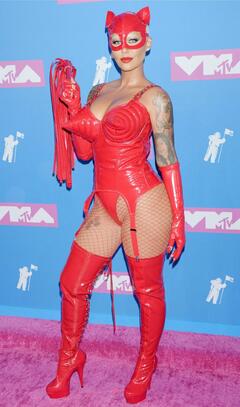 Amber Rose sexy at 2018 MTV Video Music Awards in NYC - August 2018