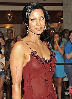 Padma Lakshmi in see through dress