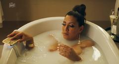 Jasmin Shakeri nude in a bathtub at Deadlines