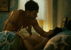 Laura Osma topless at Pimpinero Blood and Oil
