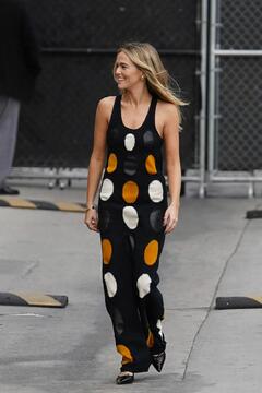 Zoey Deutch outside Jimmy Kimmel Live in LA