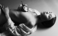 Matilda de Angelis topless but coevered for D La Repubblica - May 2025