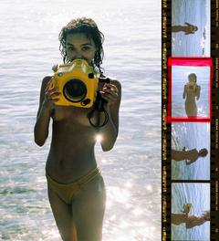 Rae Rodriguez topless with camera