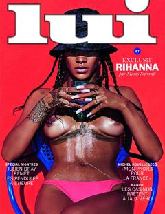 Rihanna topless in Lui Magazine - Summer 2014