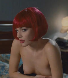 Italian actress Laura Chiatti topless in Io loro e Lara