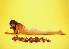 Stephanie Angulo lying nude