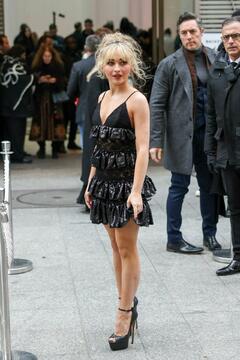 Sabrina Carpenter at Elie Saab Haute Couture SS23 show in Paris