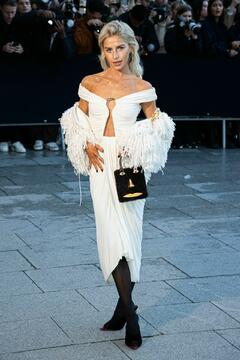 Caroline Daur outside the Schiaparelli Fashion Show Paris Fashion Week - September 2024