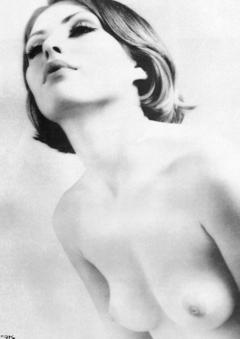 Deborah Harry topless black-&-white image