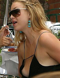 Whitney Port tit slip paparazzi photo