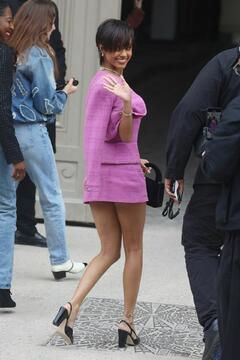 Tyla leggy at Chanel Womenswear FW '25'26 show at Paris Fashion Week - March 2025