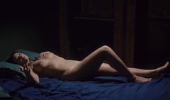 Monica Bellucci lying nude in A Burning Hot Summer