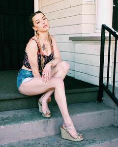 Amber Heard - Gully on set promotional shoot 2021