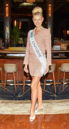 Miss Universe 2024 Victoria Kjaer Theilvig in Puerto Rico - February 2025