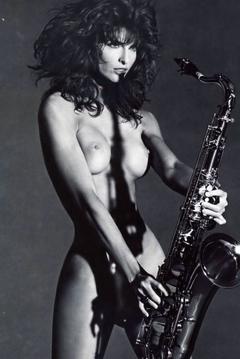 Joan Severance nude with Saxophone