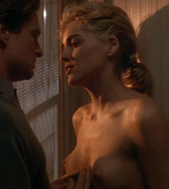Sharon Stone nude tits at Basic Instinct