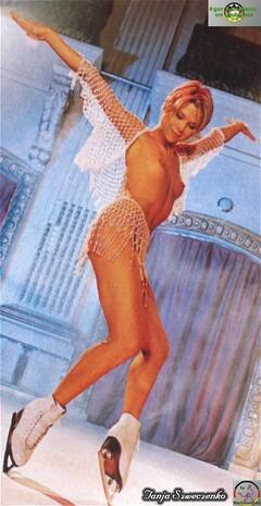 German figure skater Tanja Szewczenko naked at ice