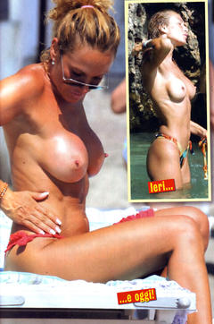 Susanna Torretta topless paparazzi photo