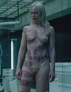 Blonde Ingrid Bolso full frontal nude scene from Westworld