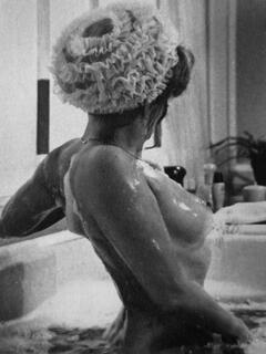 Magali Noel nude in the bathtub