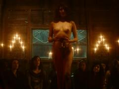 Amara Zaragoza topless at Strange Angel
