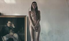 Mariya Borovicheva nude cover her pussy at Nevod