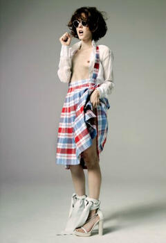 Jena Malone shows her small nude tits in S Magazine - July 2011