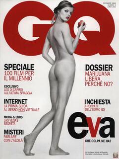 Eva Herzigova naked for GQ magazine