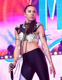 Melanie Chisholm performing with Sink The Pink at Stockholm Pride Festival Opening Night in Sweden