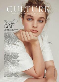 Australian actress Teagan Croft - Marie Claire, Australia - March 2023
