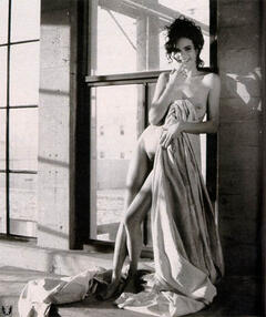 Elizabeth Ward Gracen naked black-&-white image