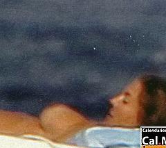 Fiona Swarovski sunbathing naked on a yacht