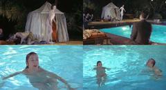 Jane Adams topless in a water collage from The Anniversary Party