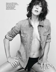 Sophie Marceau braless in Elle France