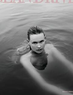 Behati Prinsloo naked in a water for Ocean Drive Magazin - February 2022