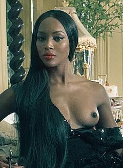 Naomi Campbell nude boob