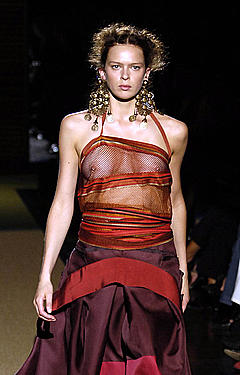 Elise Crombez see through runway photo