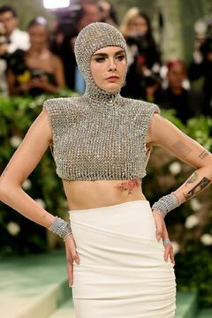 Cara Delevingne attending the Met Gala Celebrating Sleeping Beauties Reawakening Fashion in New York - May 2024