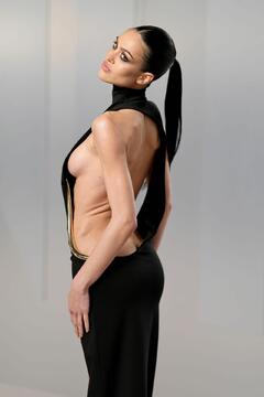 Amelia Gray sideboob at Vanity Fair Oscar party in LA - March 15, 2026