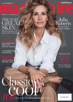 Julia Roberts for Marie Claire Magazine, Australia - August 2019