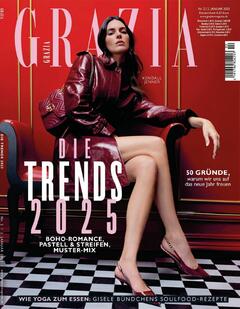 Kendall Jenner leggy for Grazia, Germany - January 2025