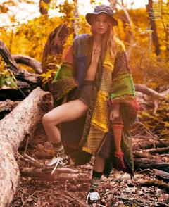 Camille Rowe - Elle Magazine December 2019 issue