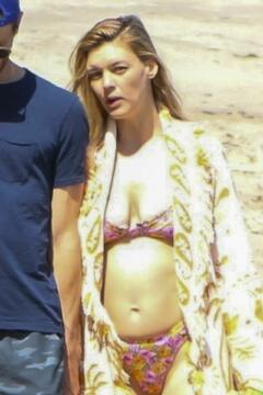 Kelly Rohrbach hits the beach in Malibu - April 07, 2025