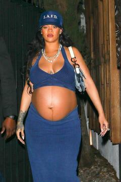 Rihanna spotted after leaving from dinner at Nobu, Malibu