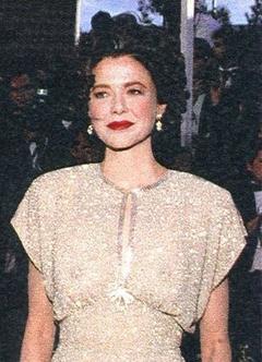 Annette Benning in see throuhg dress